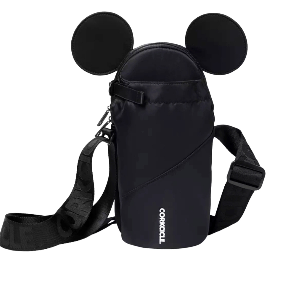 Corkcicle Black Belt Bag with Ears